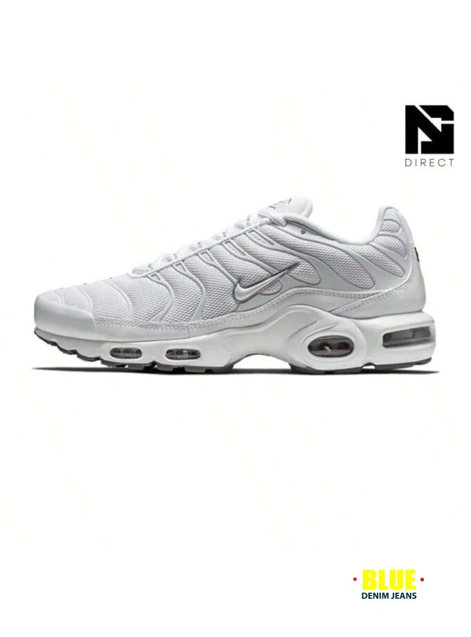 Nike Air Max Plus Pure Platinum University Red Black White