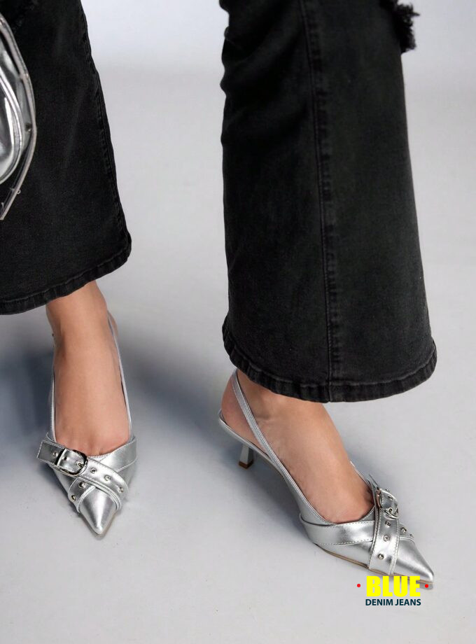 CUCCOO Women's Y2K Punk High Heel Motorcycle Pumps for Parties