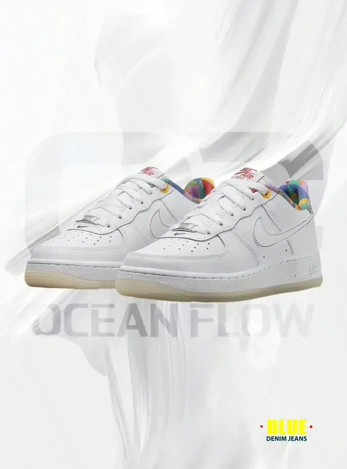 Nike Air Force 1 Low LV8 Women's Sneakers White Print