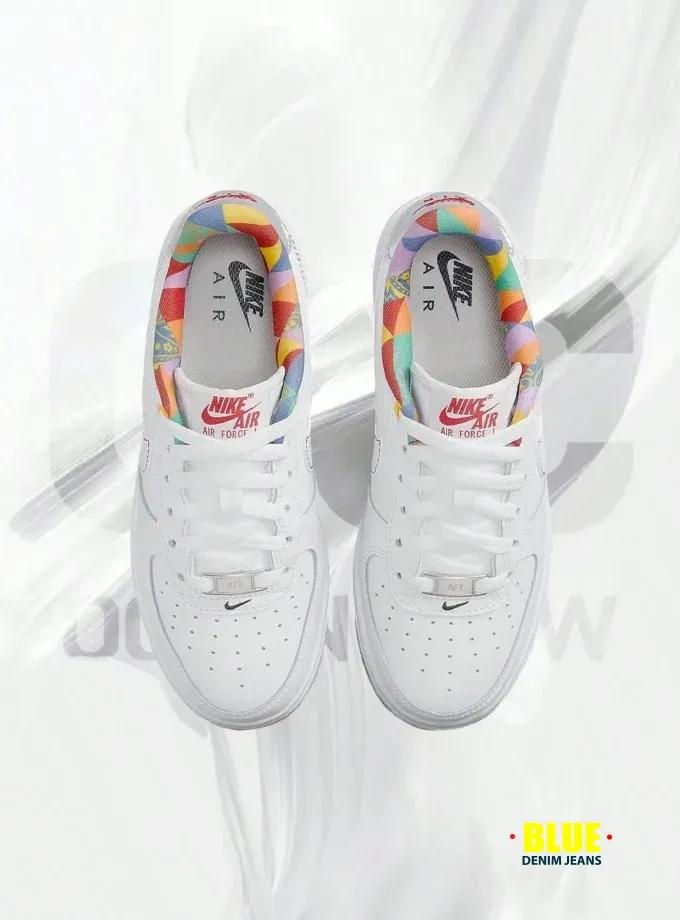 Nike Air Force 1 Low LV8 Women's Sneakers White Print