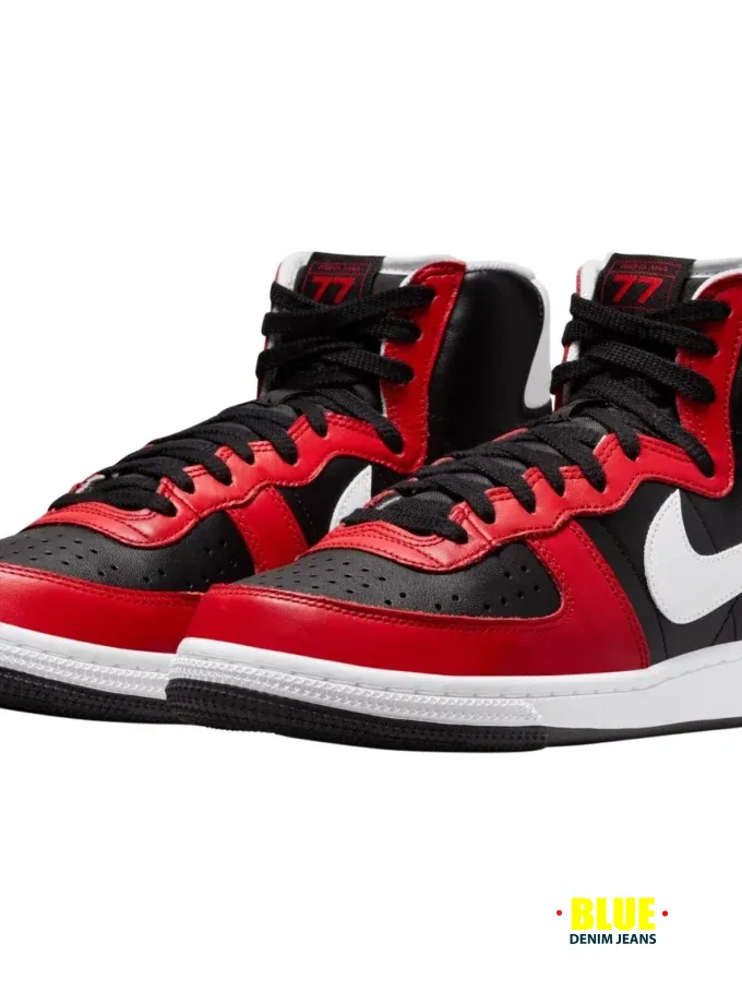 Nike , Terminator High, FN4442-001, BLACK/WHITE-UNIVERSITY RED 8.5