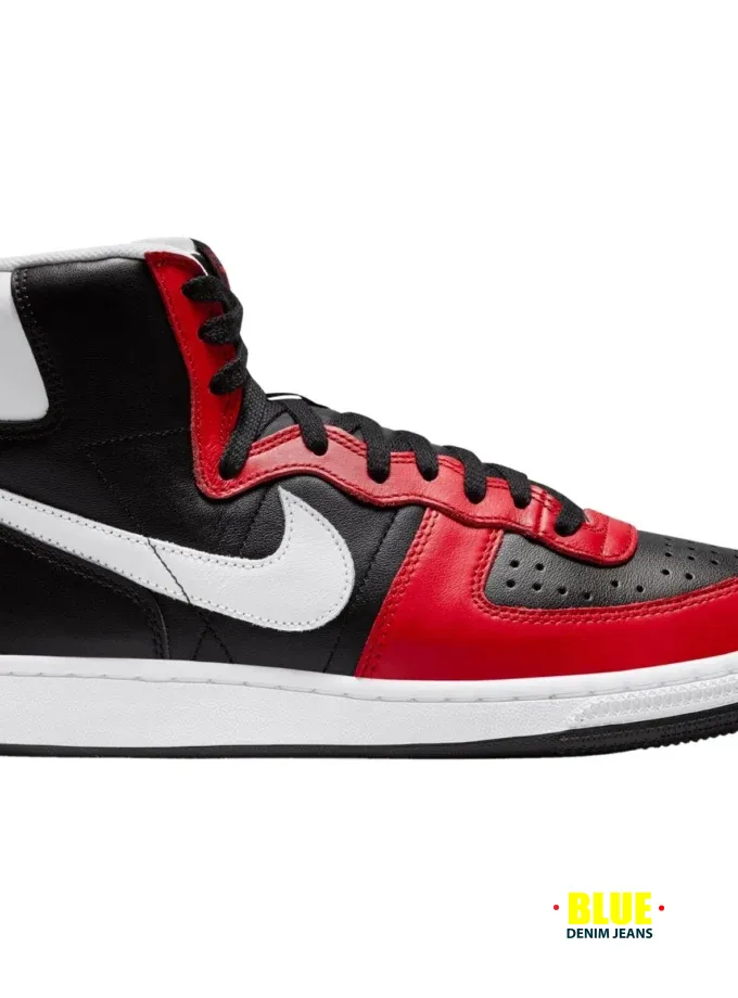 Nike , Terminator High, FN4442-001, BLACK/WHITE-UNIVERSITY RED 8.5