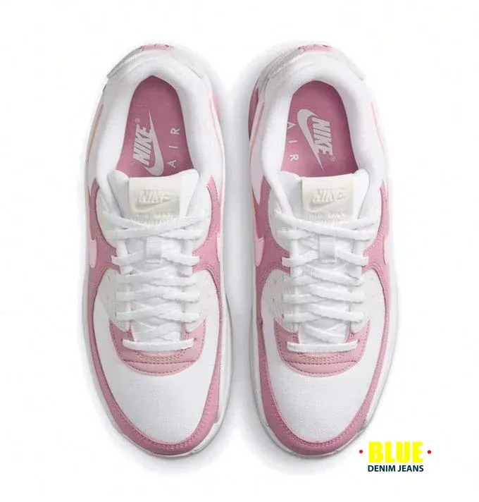 Nike Air Max 90 Women's White & Pink Cushioned Sneakers FD4328-110