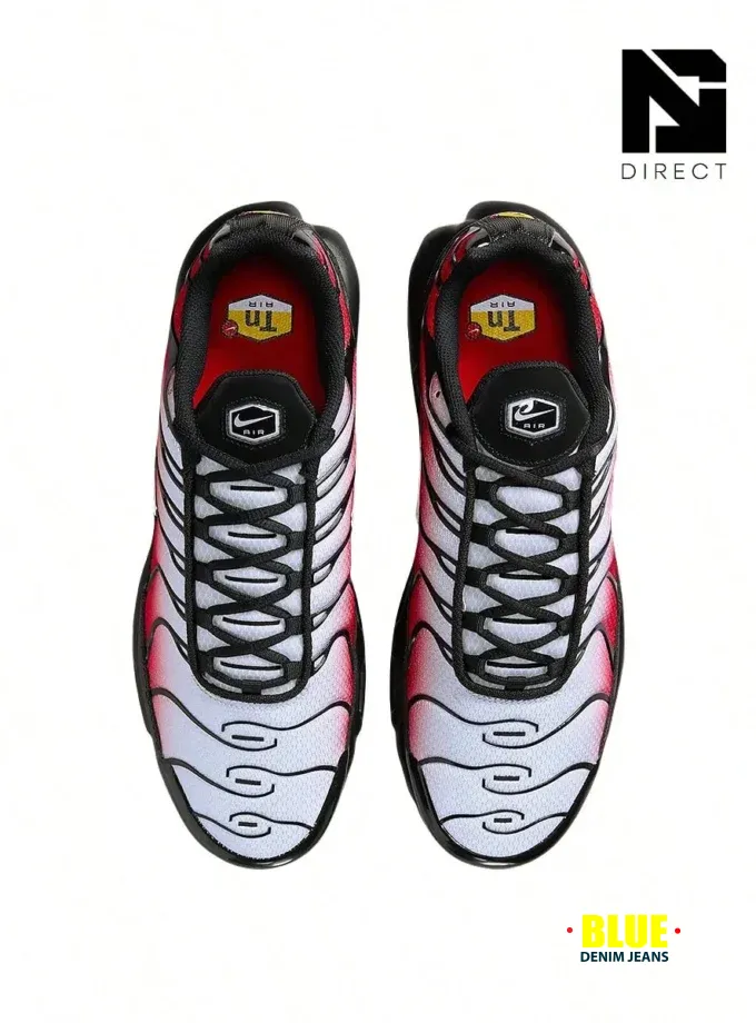 Nike Air Max Plus Pure Platinum University Red Black White