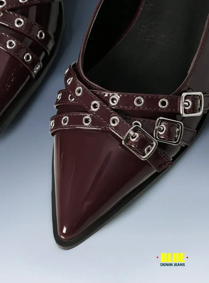 CUCCOO Women's Y2K Punk Flat Shoes for Parties & Holidays