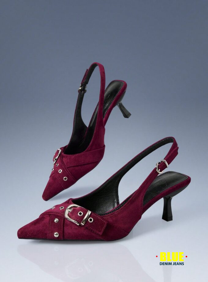 CUCCOO Women's Y2K Punk High Heel Motorcycle Pumps for Parties