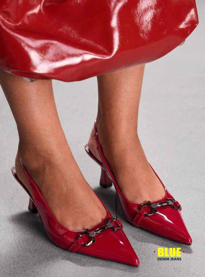 CUCCOO Women's Y2K Punk High Heel Motorcycle Pumps for Parties