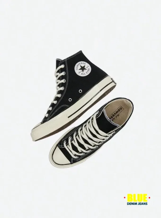 LocalConverse Officially Licensed Chuck 1970s Fashion Classical Men Black/White/Beige Street High-Top Shoes Sports Casual Outdoor Sneakers Supplies For Friends Birthday Parents Ceremony Anniversary Couple Gifts