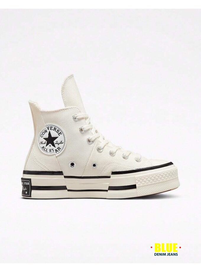 LocalConverse Officially Licensed Chuck 70 Plus Women Black/White High-Top Stylish Classical Shoes Sports Casual Outdoor Leisure Sneakers Supplies For Friends Birthday Parents Ceremony Anniversary Couple Gifts