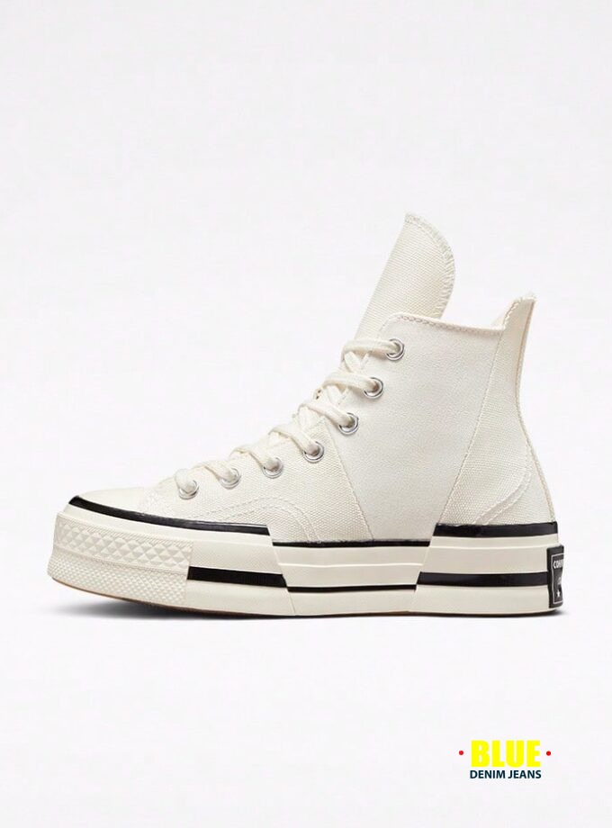 LocalConverse Officially Licensed Chuck 70 Plus Women Black/White High-Top Stylish Classical Shoes Sports Casual Outdoor Leisure Sneakers Supplies For Friends Birthday Parents Ceremony Anniversary Couple Gifts