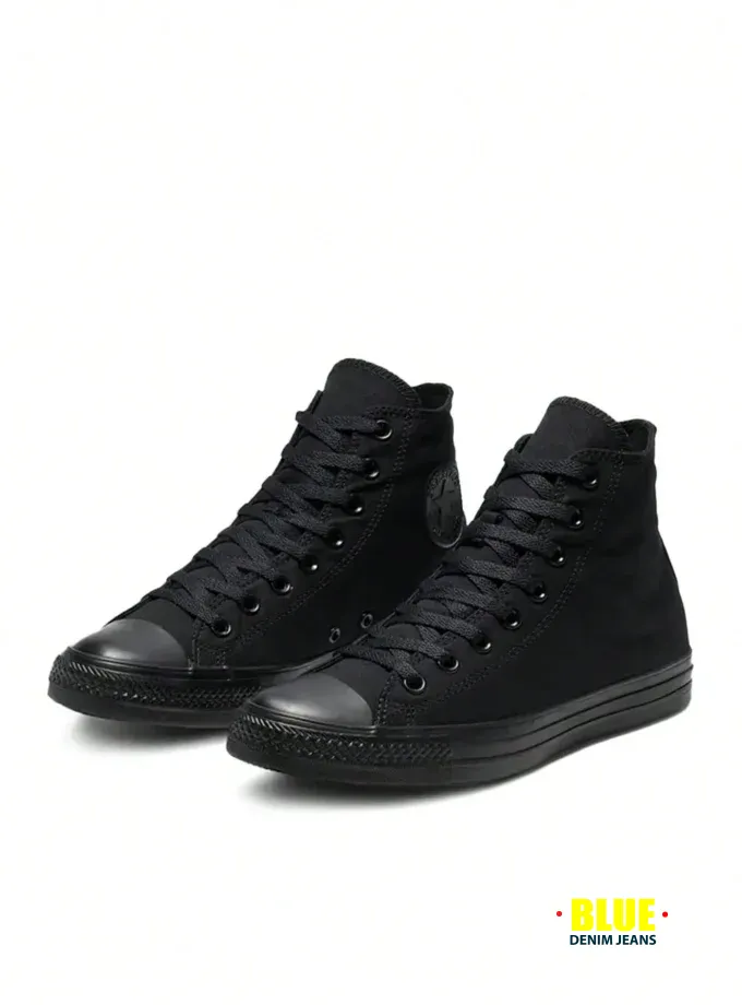 LocalConverse Chuck Taylor All Star High Top Women's Canvas Sneakers Breathable Cushioning Lightweight Versatile Commuting Daily Wear Navy M3310C