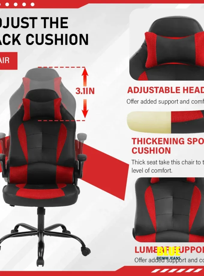 LocalGaming Chair Desk Chair Gamer Chair Ergonomic Office Chair With Lumbar Support