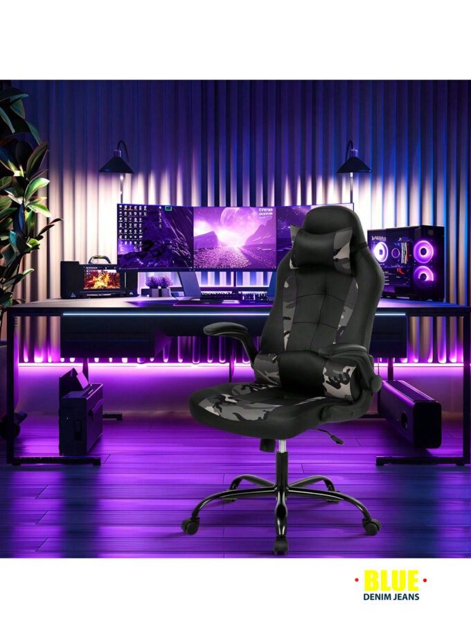 LocalGaming Chair Desk Chair Gamer Chair Ergonomic Office Chair With Lumbar Support