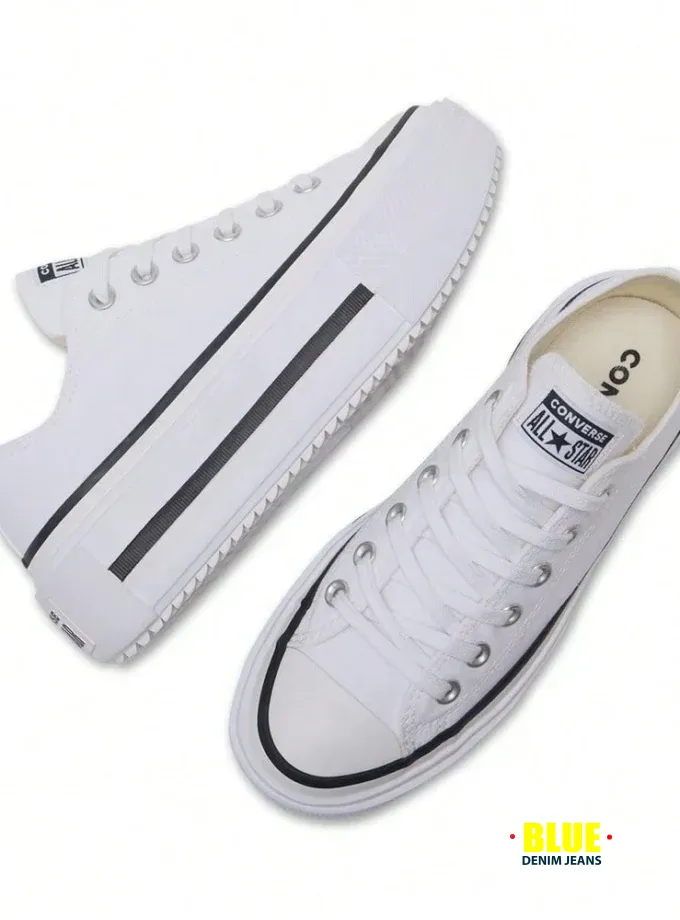 Converse Women's Chuck Taylor SEASONAL Canvas Low Top Thick Sole Sneakers A15491C