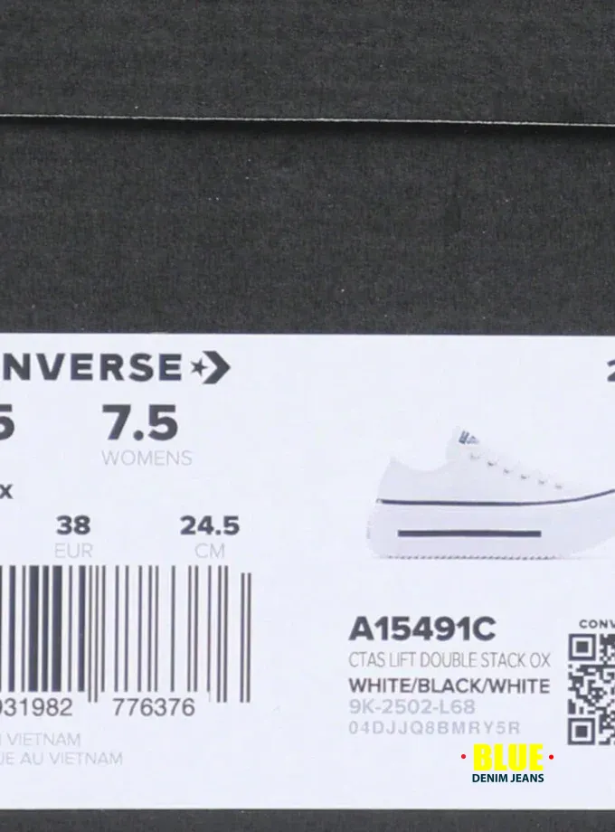 Converse Women's Chuck Taylor SEASONAL Canvas Low Top Thick Sole Sneakers A15491C